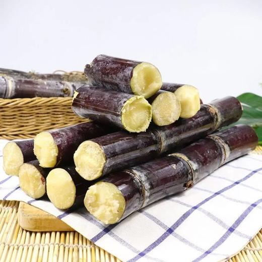【黑皮甘蔗！甘甜多汁】新鲜水果应季特产，整箱水果甜柑果蔗，嘎嘣脆爽 甜蜜多汁，新鲜美味营养 果肉通透诱人 看着流口水 hh 商品图1