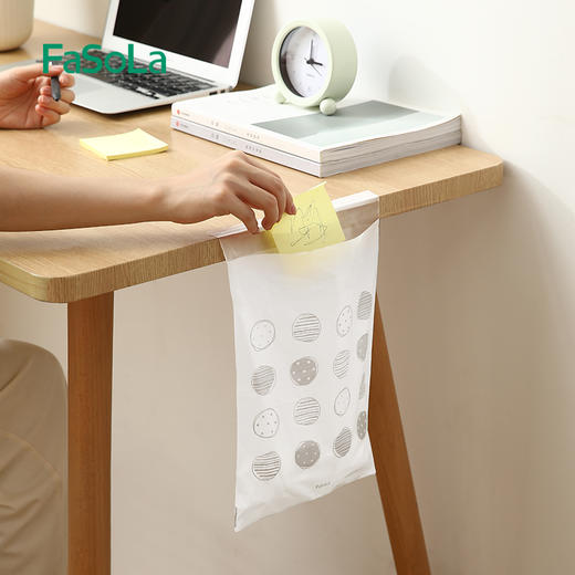 FaSoLa桌面垃圾袋粘贴式无痕车载垃圾袋儿童小学生课桌桌边学校宿舍专用 商品图3