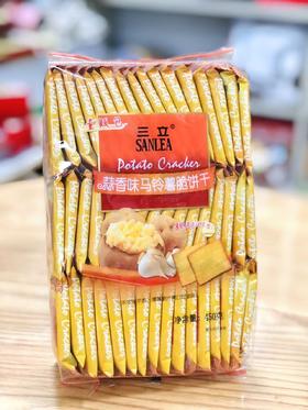 三立 马铃薯脆饼干 蒜香味450克  4711402825851