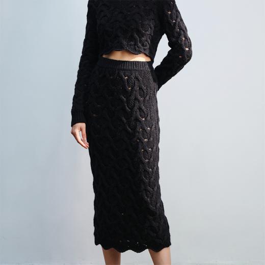 LIYIHAN 绞花毛衫半裙 Y234M13890 商品图0