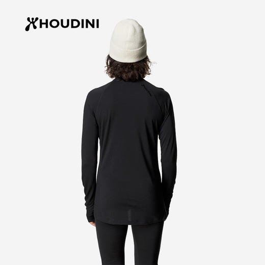 HOUDINI胡丁尼 Desoli Light Crew 迪索丽 女款美利奴羊毛长袖T恤840030 商品图1