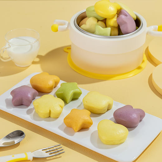 有机儿童卡通馒头330g 全链有机营养均衡 商品图1