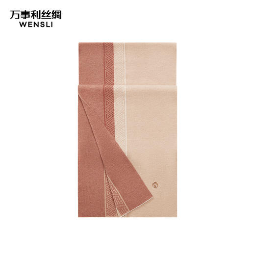 万事利“方锦”羊毛围巾 商品图2