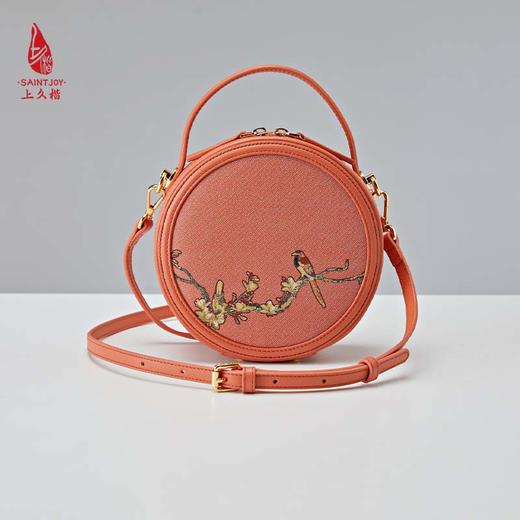 SAINTJOY/上久楷 宋锦女式拎包   双鹊报喜  BWS23A0601 商品图6