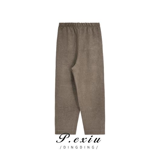 03-4潘依绣丁丁宠粉PanYiXiu/潘依绣【心动讯号】秋冬磨毛松紧腰时尚休闲裤 W-61610 商品图1