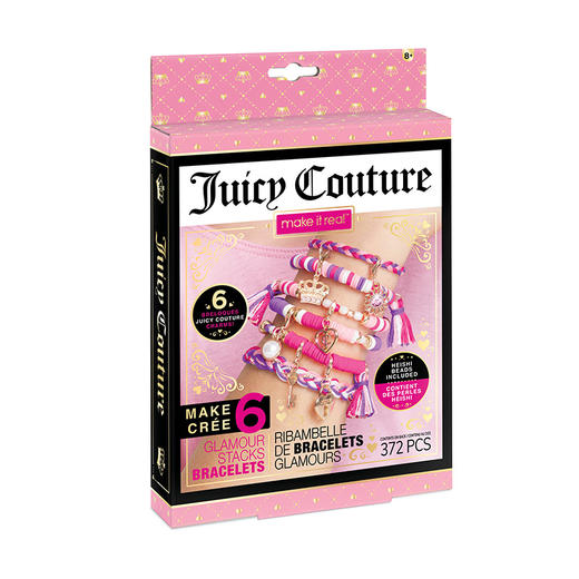 make it real美益睿 迷你Juicy Couture 手链吊坠DIY玩具套装 商品图3