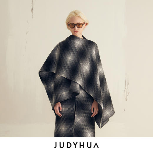 JUDYHUA 色块晕染披肩 商品图0