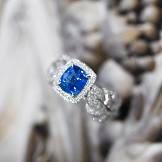 蓝之羽蓝宝石戒（需定制） 商品图2