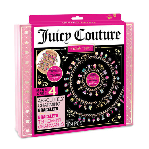 make it real美益睿Juicy Couture手链吊坠DIY玩具套装 商品图5