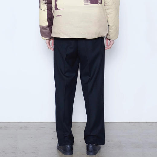 SOE Flannel Wide Trousers 羊毛垂坠感宽松阔腿休闲长裤 商品图2