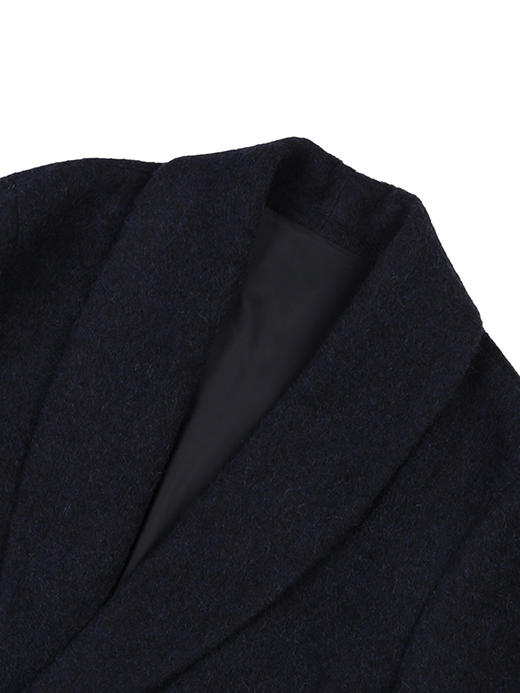 callisto藏青羊驼毛+绵羊毛混纺大衣 FSFEC020Y 商品图1