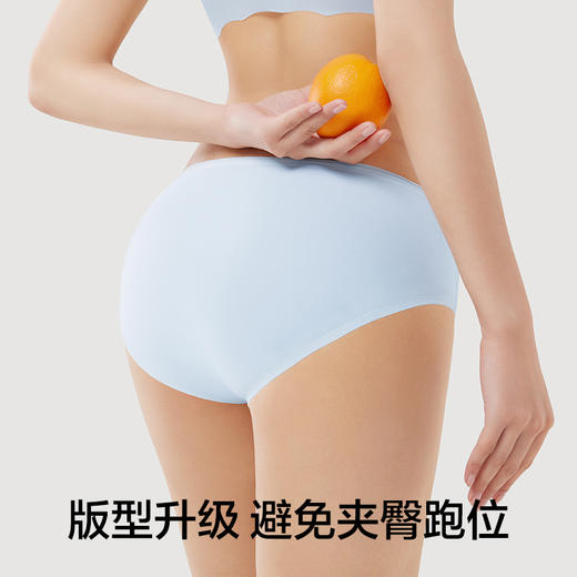 有棵树中腰无痕纯棉女士内裤3条装-U3060 商品图2