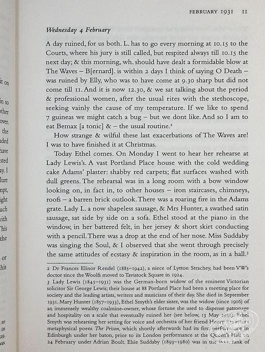 【中商原版】弗吉尼亚 伍尔夫日记 卷四 1931-1935年 英文原版 The Diary of Virginia Woolf Volume 4 现代女性主义的先锋 商品图6