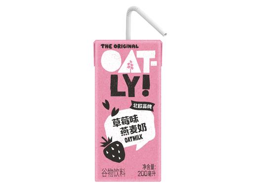 OATLY草莓味燕麦奶200ml*12 商品图0
