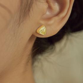 Oflye潮流饰品 流光切面设计感耳钉女新款小众个性气质时尚耳饰