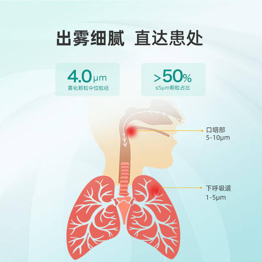 布咳乐微网雾化器家用儿童小型雾化机婴儿手持医用静音NEB-002（顺丰包邮） 商品图4