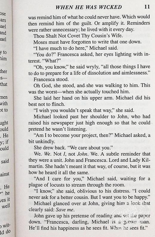 【中商原版】布里奇顿家族 名门韵事6影视版 When He Was Wicked Bridgerton 英文原版 柏捷顿家族 Julia Quinn 商品图7