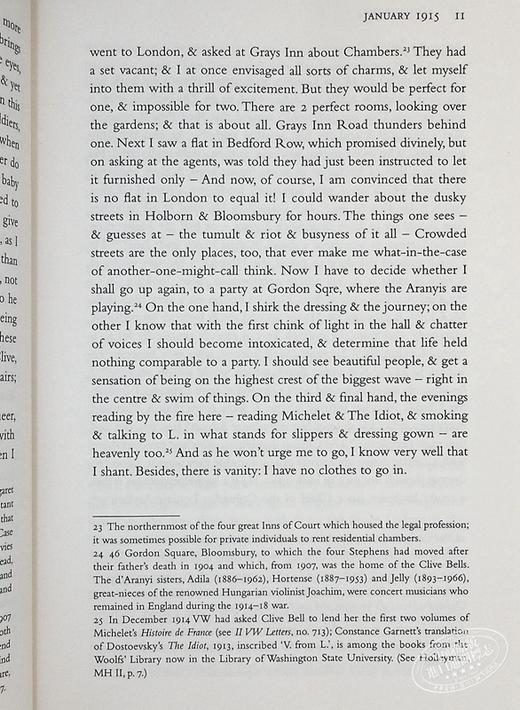 【中商原版】弗吉尼亚 伍尔夫日记 卷一 1915-1919年 英文原版 The Diary of Virginia Woolf Volume 1 现代女性主义的先锋 商品图6