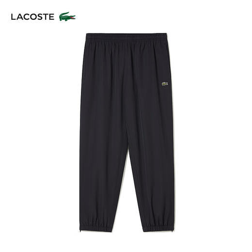 【海南专供价】Lacoste法国鳄鱼男士新款刺绣logo休闲运动裤束脚裤XH1618-98 商品图4