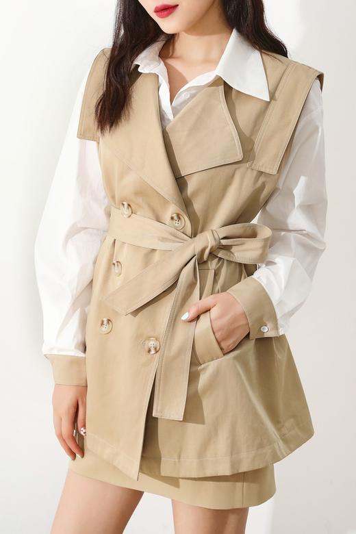 amadella 设计感风衣马甲外套 13497 商品图1