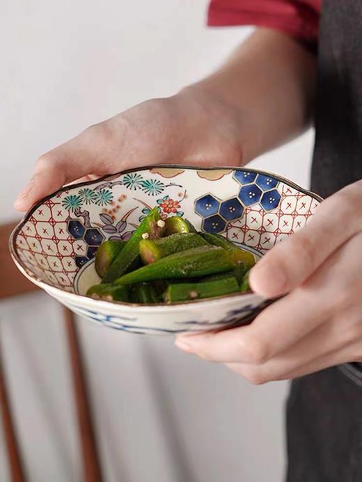 日本精选瓷器|日本进口染锦古伊万里盘子菜盘家用餐具创意日式陶瓷 商品图1