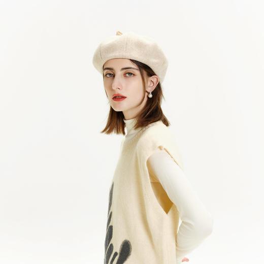 帽仕汇  绵羊毛甜美贝雷帽 商品图7