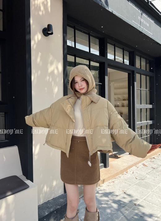 【门店同款】冬季派对复兴-气质毛呢短半裙 154875088 商品图1