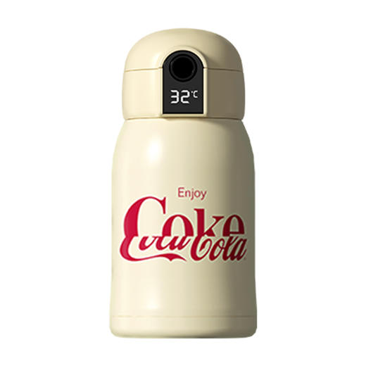 可乐款智能保温杯黄色 商品图0