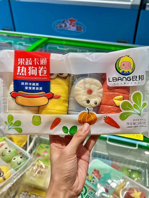 良邦—果蔬卡通热狗卷340g 商品图0
