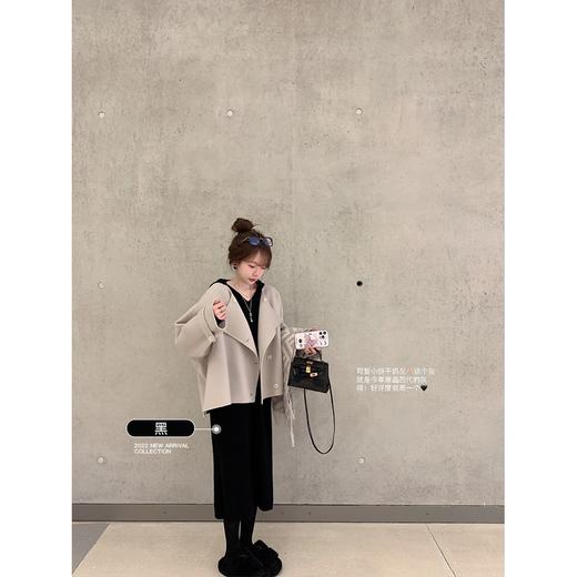 金蘑菇菇  浣熊连帽op / 休闲甜 针织连衣裙 搭配大衣 皮草好搭档 商品图5