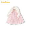 巴拉巴拉童装女童连衣裙洋气新中式潮新款儿童裙子网纱公主裙 商品缩略图4