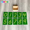 蒙氏玩教具 砂数字板蒙特蒙台梭利认识0-9数学沙子触摸感知专业版 商品缩略图2