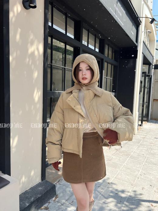 【门店同款】冬季派对复兴-气质毛呢短半裙 154875088 商品图0