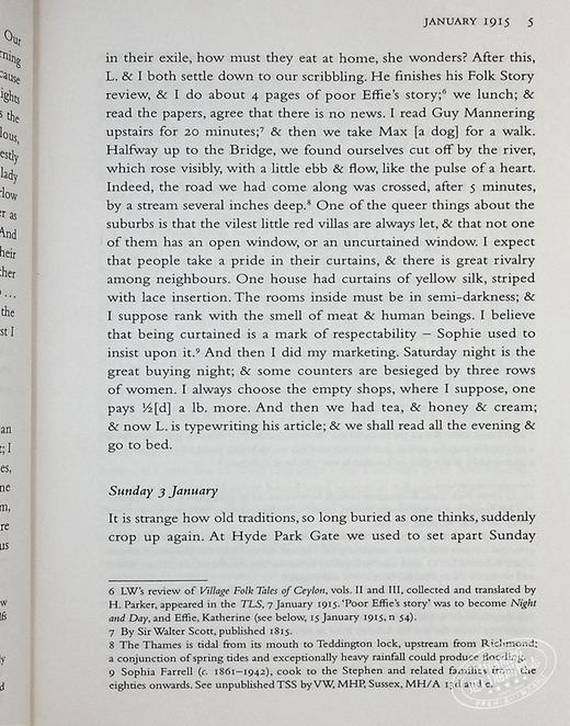 【中商原版】弗吉尼亚 伍尔夫日记 卷一 1915-1919年 英文原版 The Diary of Virginia Woolf Volume 1 现代女性主义的先锋 商品图4