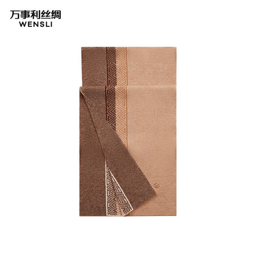 万事利“方锦”羊毛围巾 商品图4