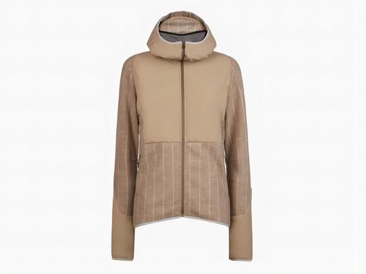 Sease - Alon Full Zip Fleece - Oyster - 女装 - 滑雪中层 - 褐色 商品图0
