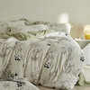 A类【国风熊猫床上四件套】锦芙绒牛奶绒 加厚保暖 冬季珊瑚绒床单被套 商品缩略图0
