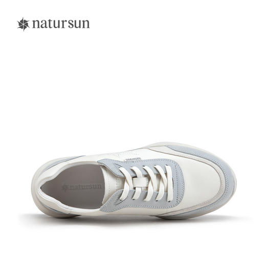 natursun运动鞋女秋季商场软底增高阿甘鞋休闲厚底德训鞋N24124118 商品图2