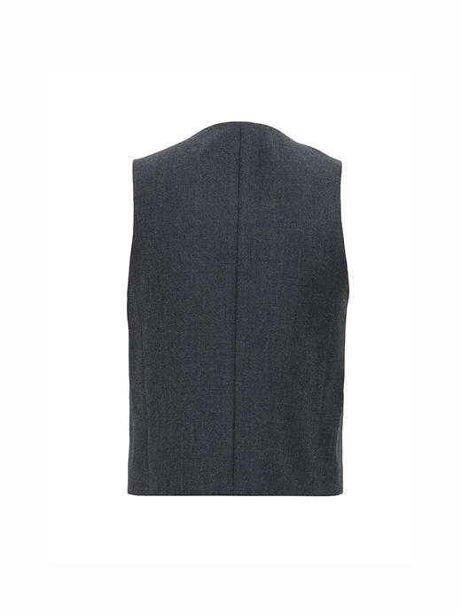 callisto灰色绵羊毛马夹 FTBWV069T 商品图2