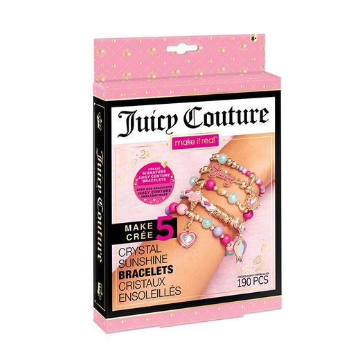 make it real美益睿 迷你Juicy Couture 手链吊坠DIY玩具套装 商品图2