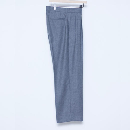 SOE Flannel Wide Trousers 羊毛垂坠感宽松阔腿休闲长裤 商品图4