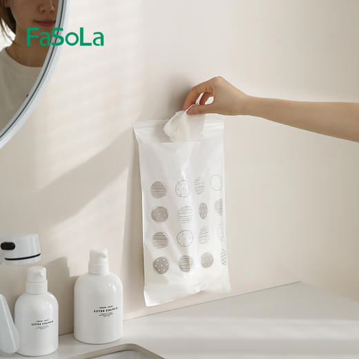 FaSoLa桌面垃圾袋粘贴式无痕车载垃圾袋儿童小学生课桌桌边学校宿舍专用 商品图5