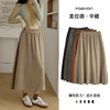 【上身优雅 凸显女人味】美拉德复古伞裙 欧棉绒中长款 显高显瘦 垂感气质 A字半身裙 商品缩略图1