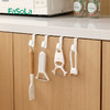 FaSoLa橱柜门背式挂钩宿舍门后挂衣钩免打孔挂架厨房抽屉收纳架 商品缩略图1
