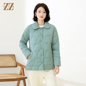 佐尔美冬季新款 气质甜美双面穿羽绒服女E14YY31