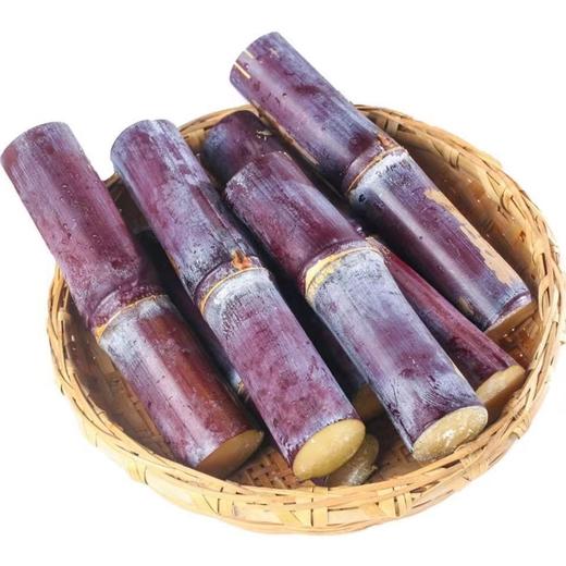 【黑皮甘蔗！甘甜多汁】新鲜水果应季特产，整箱水果甜柑果蔗，嘎嘣脆爽 甜蜜多汁，新鲜美味营养 果肉通透诱人 看着流口水 hh 商品图3