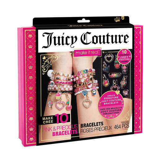 make it real美益睿Juicy Couture手链吊坠DIY玩具套装 商品图2