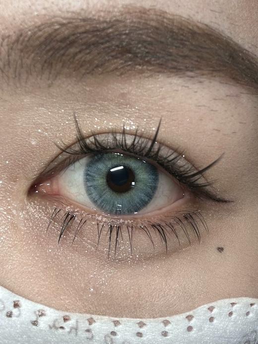 hushlens 布拉格绿/诺曼底蓝14.2mm  年抛 含硅水凝胶 商品图3