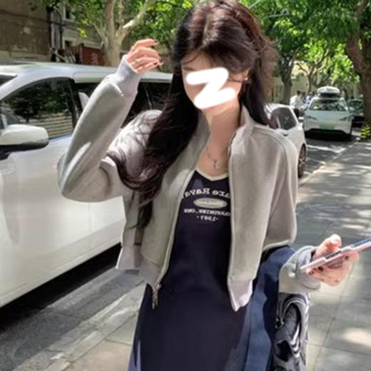 裁缝学苑AS137 短款立领插肩袖卫衣纸样外套女装新款打版裁剪样板 商品图4