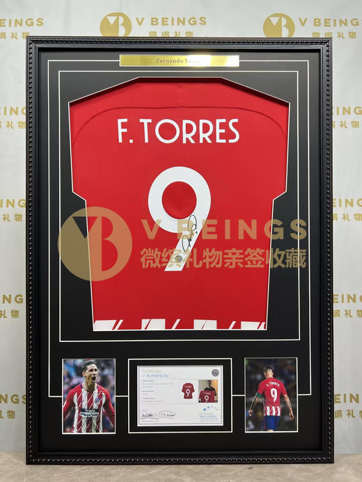 收藏系列 托雷斯 马德里竞技 亲笔签名球衣 EM 商品图1